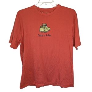 Positivitees Take a Hike Boots Hiking Trail Tshirt Mens 2XL